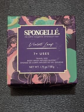 Spongellé Violet Leaf Spongette 7+ Body Washes
